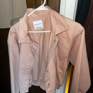 Celebrity Pink Bomber Jacket in Soft Pink